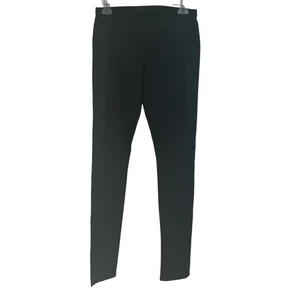 Helmut Lang Pants - Helmut Lang Pants Womens 28 Black Coated Cotton Blend Skinny Leggings Stretch
